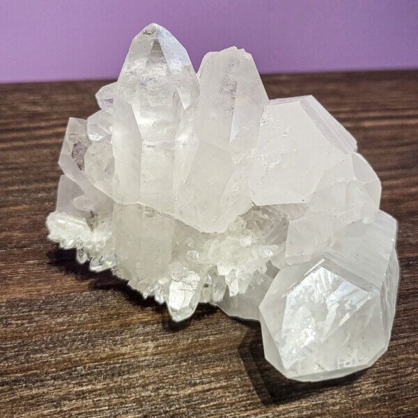bergkristall-kluster